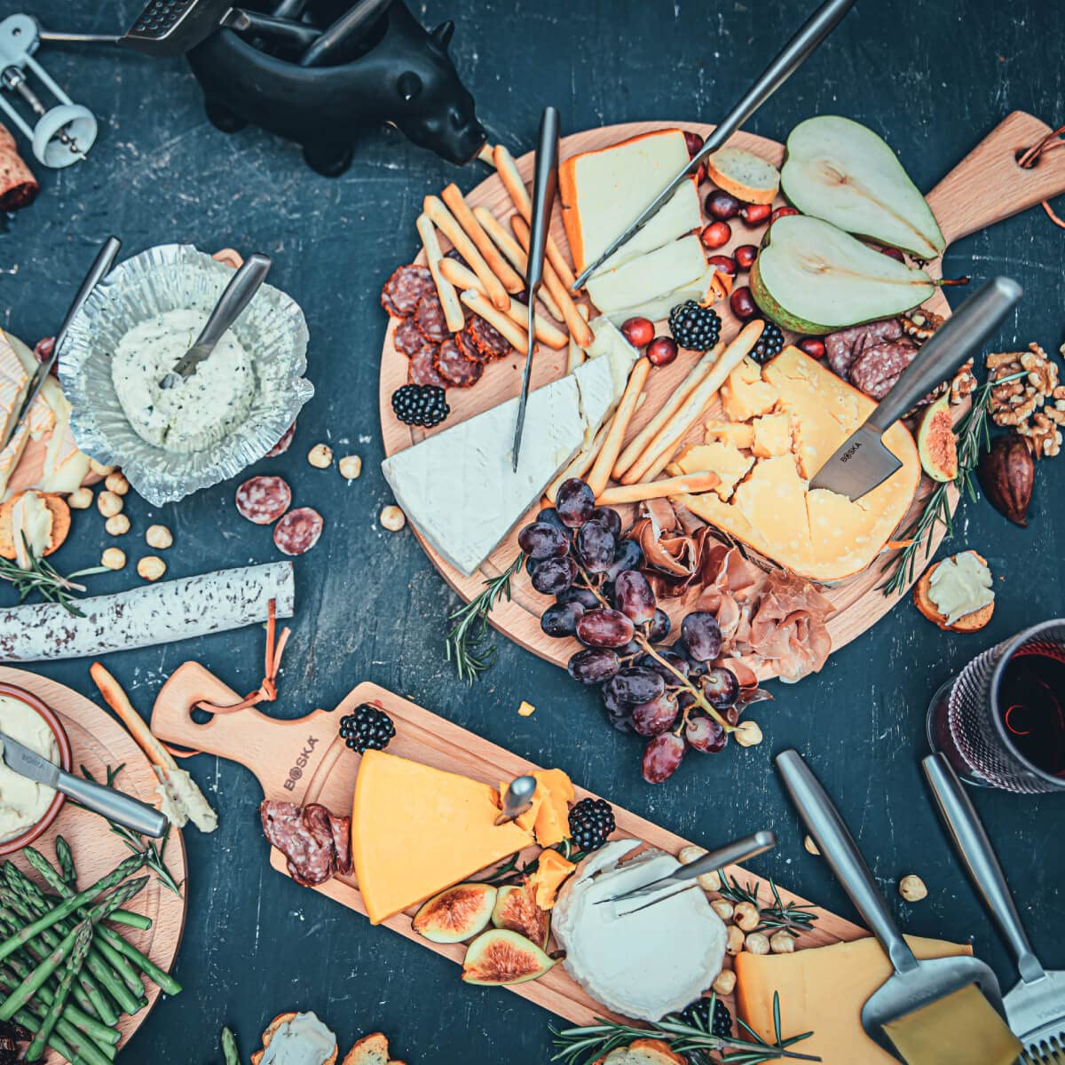 BOSKA Cheese Knife Soft Copenhagen Nr.1 - for Soft Cheeses - 230x25x13 mm