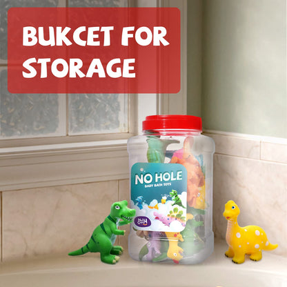 Hely Cancy Dinosaur Bath Toys - No Hole Bath Toys for Kids,Baby Bath Toys for Shower Water Pool Toys