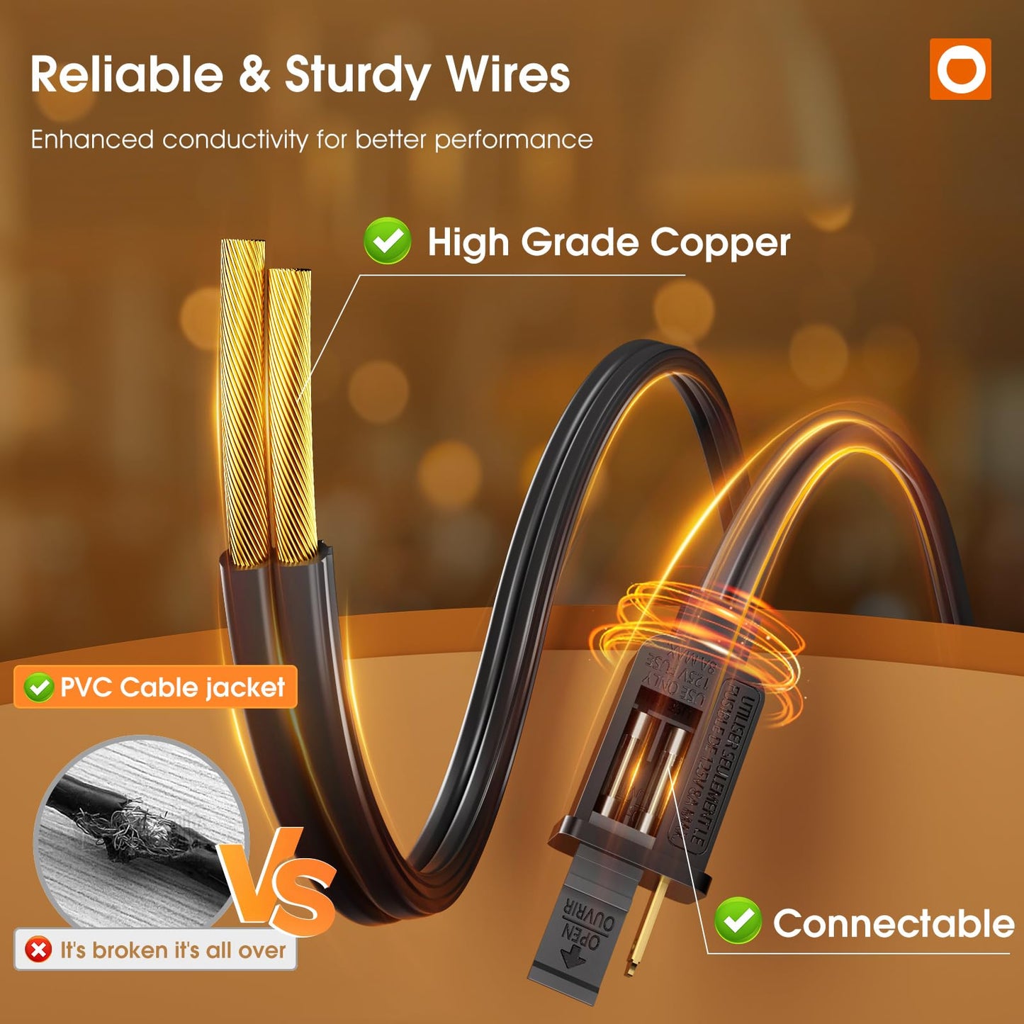 addlon 50FT LED Outdoor String Lights with Edison Shatterproof Bulbs, Weatherproof Strand, Commercial Grade Patio Lights, Decorative for Garden or Patio, Black