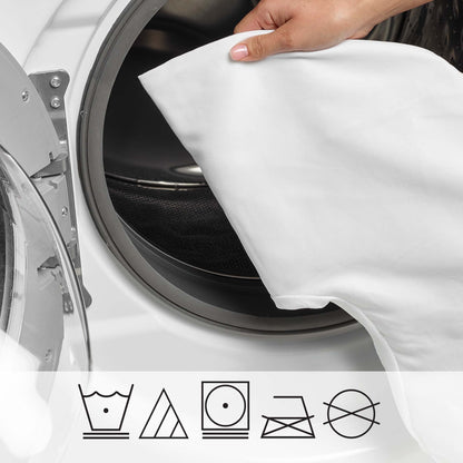 Boppy Original Nursing Pillow Liner, Bright White, Machine Washable and Wipeable, Extends Time Between Washes, Liner Only