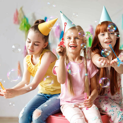 AFZMON 24 Glitter Mouse Ear Bubble Wands for Kids, Mouse Party Favors Mini Bubbles Birthday Gift Toy Goodie Bag Stuffers Classroom Prizes Wedding Party Supplies