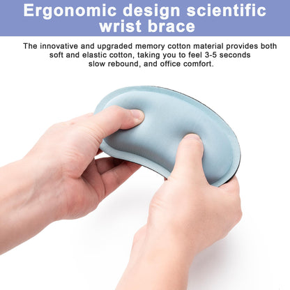 Hoewina Keyboard Wrist Rest,Ergonomic Wrist Rest,Superfine Fabric and Gel Memory Foam Wrist Pad for Computer Keyboard for Easy Typing & Pain Relief, Suitable for Office, Family, Outdoor, Black