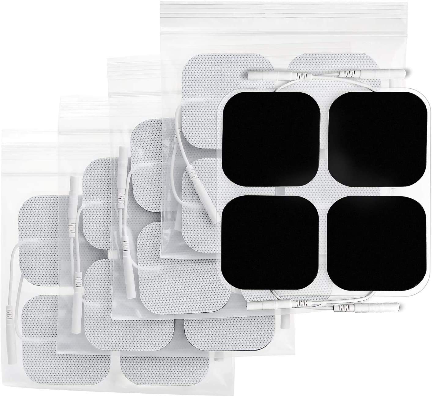AUVON TENS Unit Pads Electrode Patches with Upgraded Self-Stick Performance and Skin-Friendly Design for Electrotherapy