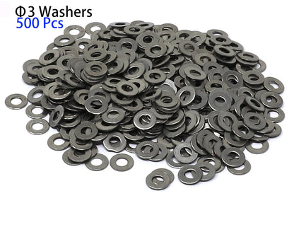 iexcell 1500 Pcs M3 x 4/6/8/10/12/16/20/25/30/35/40/45/50 Stainless Steel 304 Hex Socket Head Cap Screws Blots Nuts Washers Assortment Kit