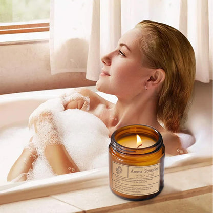 ARCASA Organic Soy Candles - Fall Scented, Misty Forest 7oz