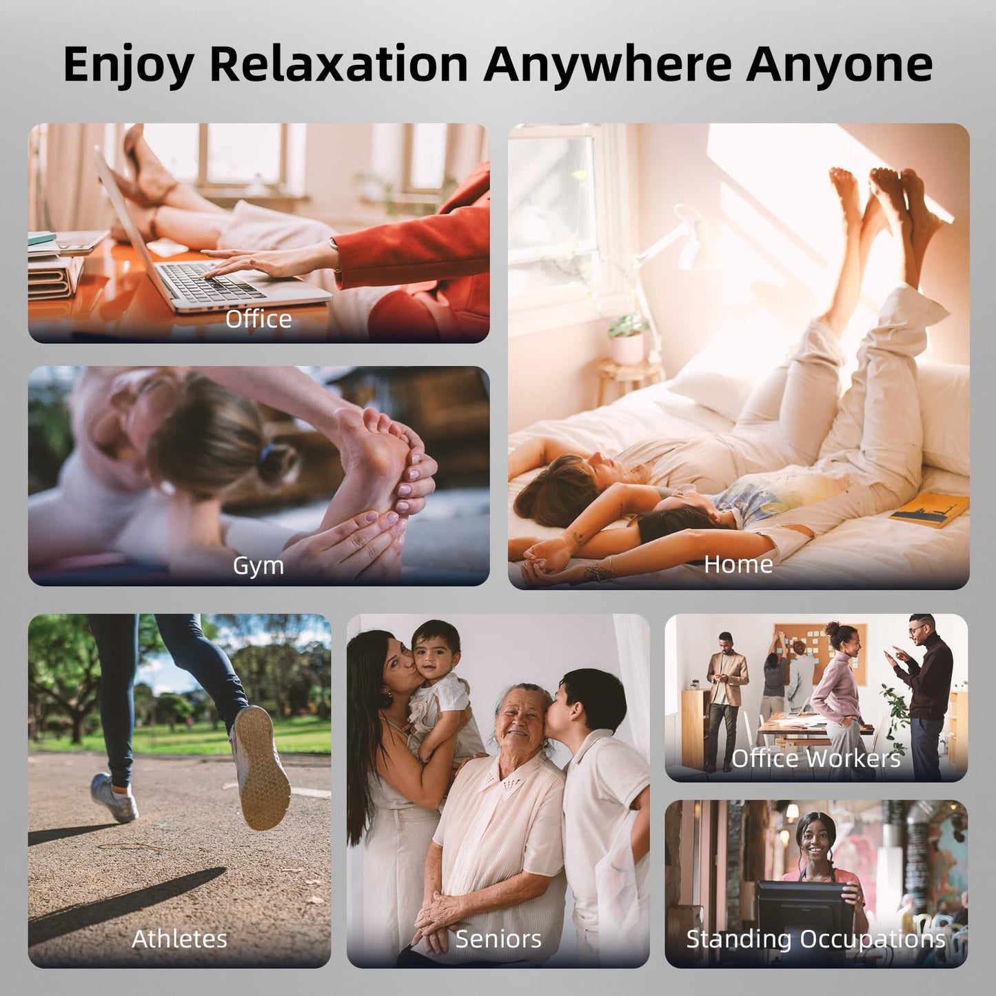 ALLYOUGER Shiatsu Foot Massager with Heat,Vibration,Air Compression and Deep Kneading for Plantar Fasciitis, Neuropathy,Improve Foot Wellness,FSA/HSA Eligible,Gifts for Women & Men（Black）