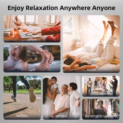 ALLYOUGER Shiatsu Foot Massager with Heat,Vibration,Air Compression and Deep Kneading for Plantar Fasciitis, Neuropathy,Improve Foot Wellness,FSA/HSA Eligible,Gifts for Women & Men（Black）