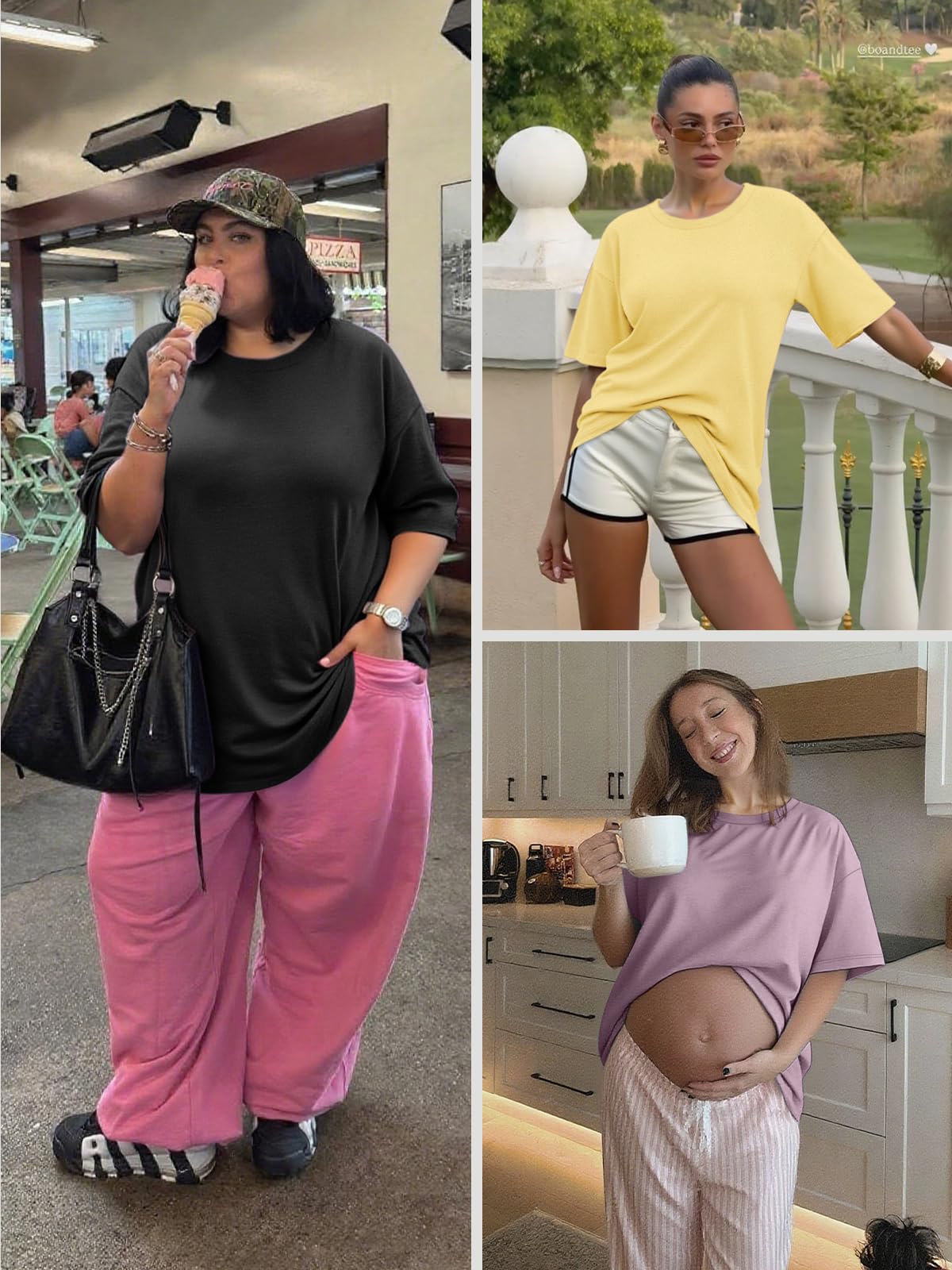 ATHMILE Halloween Pajamas Women Loose Fit Crewneck Short Sleeve Tops Summer Casual Blouse Y2K 2024 Basic Tee Orange