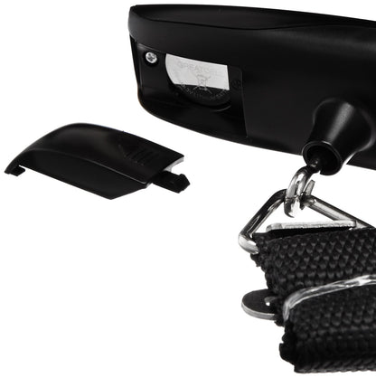 Amazon Basics Portable Digital Luggage Scale for Travel, Hanging Baggage Scale, Suitcase Weight Scale with Battery Included, Digital Display, Flexible and Sturdy Strap, 110 LBS Load, one Size, Black