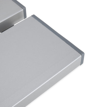 Camco Aluminum Small Outdoor Side Table - Folding Camping Table Supports Up to 130lb - Features Durable Aluminum Construction - Collapses for Easy RV Storage - (51890)