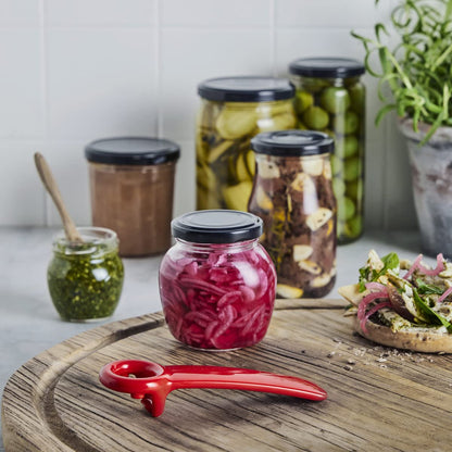 Brix Original Easy Jar Key Opener 2-Pack, Stainless Steel Jar Opener