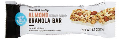 Amazon Brand - Happy Belly Sweet & Salty, Almond Granola Bars, 1.2 Oz, 6 Count