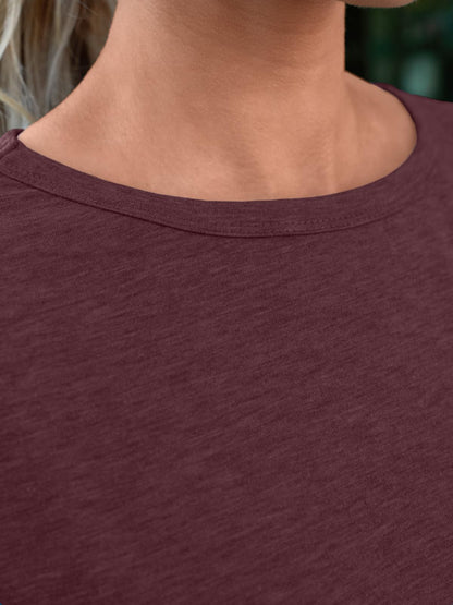 AUTOMET Summer Tops Women Spring Short Sleeve Shirts Beach Vacation Outfits Plus Size Workout Tshirts Casual Clothes 2025 02winered S