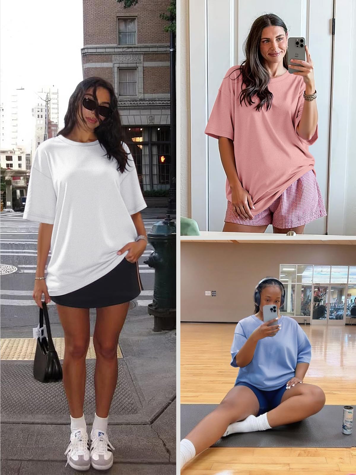 ATHMILE Halloween Pajamas Women Loose Fit Crewneck Short Sleeve Tops Summer Casual Blouse Y2K 2024 Basic Tee Orange