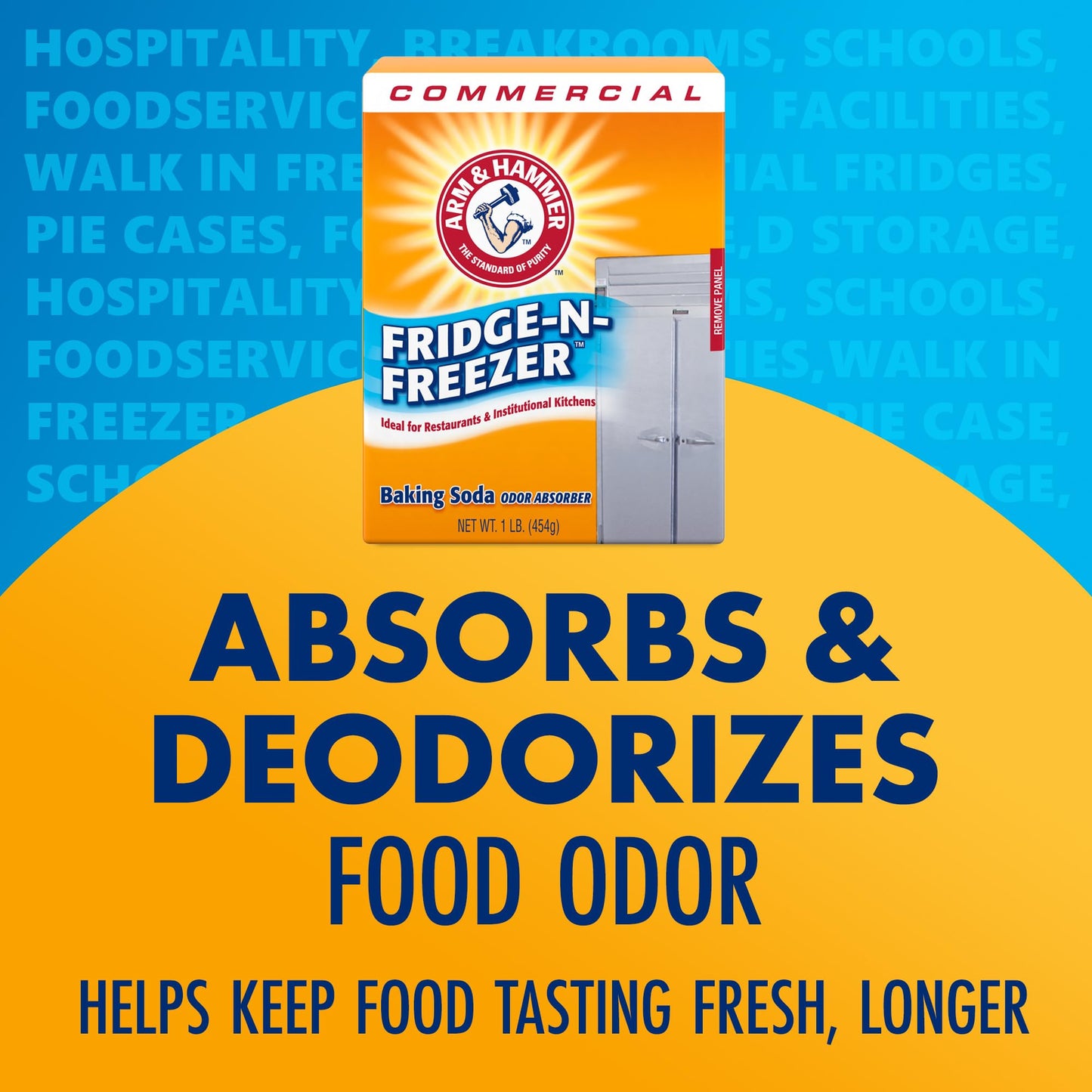 Arm & Hammer Fridge-N-Freezer Professional, 16 Oz (Case of 12)