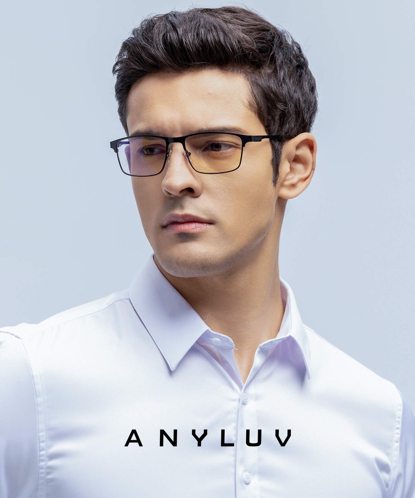 ANYLUV Blue Light Glasses for Men/Women, Lightweight Blue Light Blocking Glasses, Anti-Eye Strain Computer Glasses for Gaming