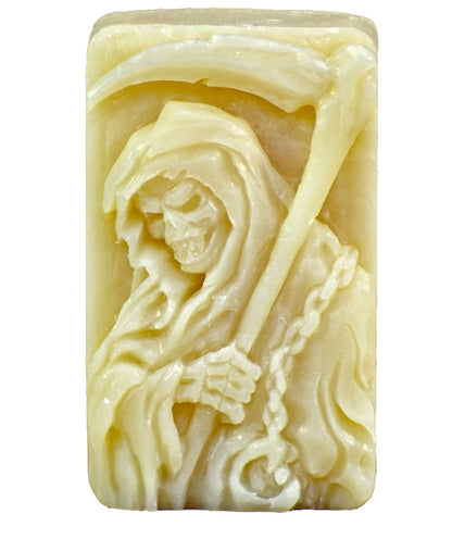 ARTCRAFTMOLDS Grim Reaper Silicone Mold for SOAP Making and Other Crafts, Halloween