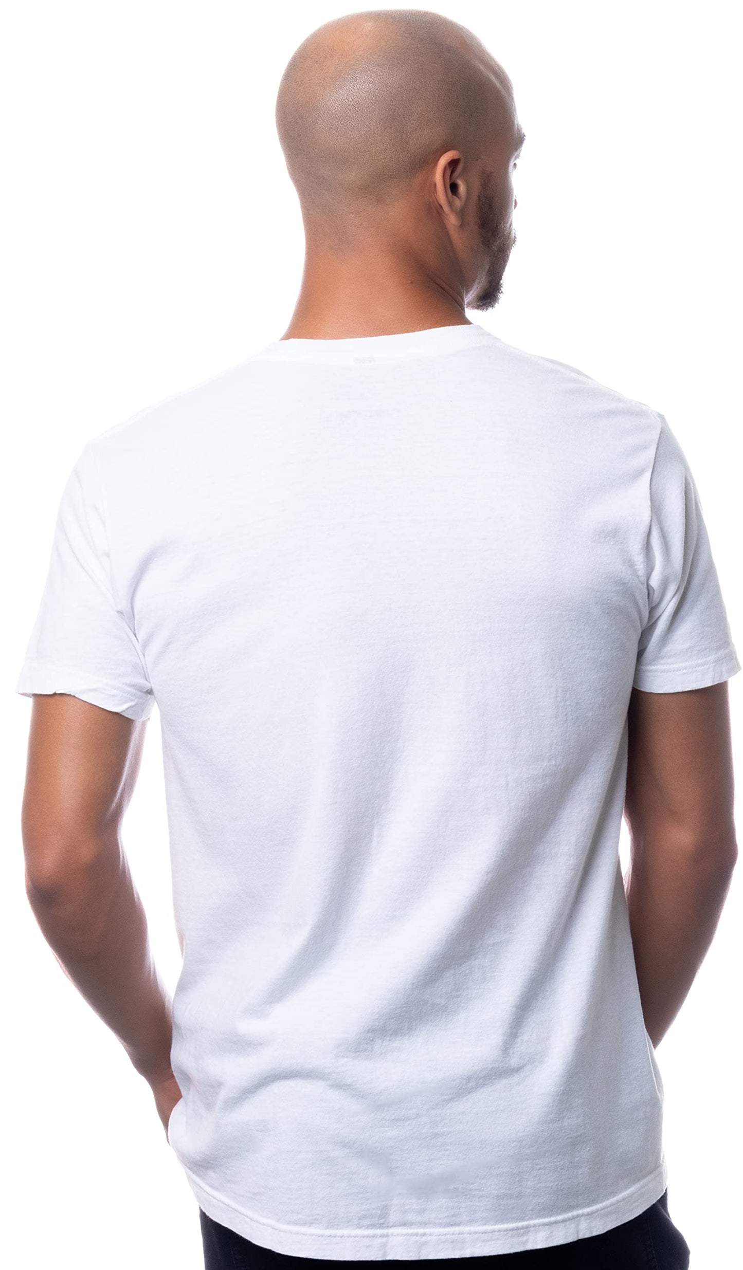 Ann Arbor T-shirt Co. Silly Ghost Face | Spooky Halloween Ghoul Face Easy Costume Unisex T-Shirt-Adult,XL White