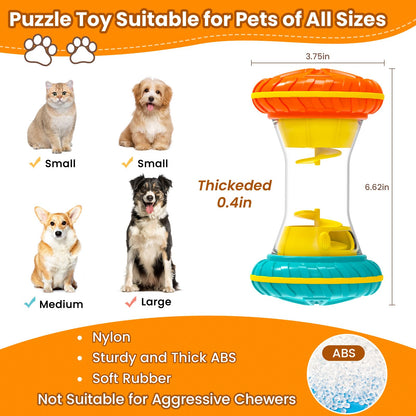 BoYoYo Interactive Dog Puzzle Toys for Boredom, Dogs Enrichment Toy to Keep Them Busy, Treat Dispensing Slow Feeder