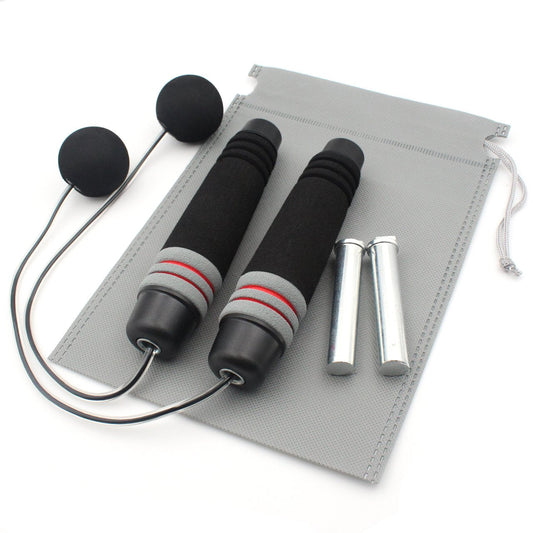 Benvo Weighted Ropeless Jump Rope Cordlee Speed Rope Skipping Rope for Double Unders, Exercise, WOD, Boxing, MMA Beachbody Training Fitness- Updated Version