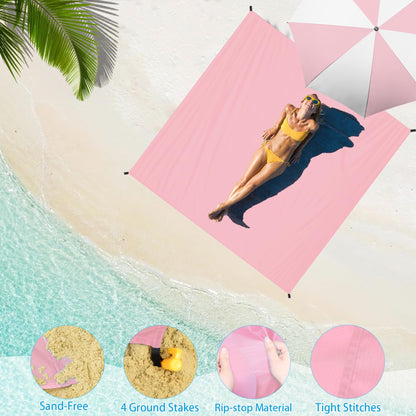 BYDOLL Beach Blanket 10'X9' Waterproof Sandproof Suits1-8 Adults Oversized Lightweight Large Blanket Picnic Mat for Beach Sand Free Travel Camping Hiking Picnic