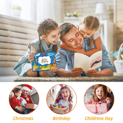 Bath Bombs for Kids with Surprise Inside - 12Pcs Kids Bubble Bath Fizzies with Sea Animal Toys, Gentle Safe for Skin Moisturize. Birthday Christmas Gifts for Boys Girls