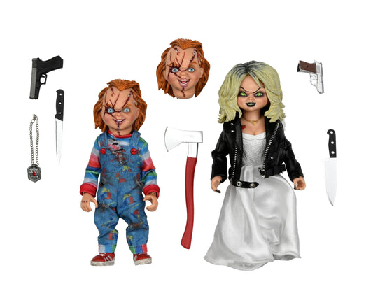 Bride of Chucky - Chucky and Tiffany 2-pack - 8" Clothed Action Figure