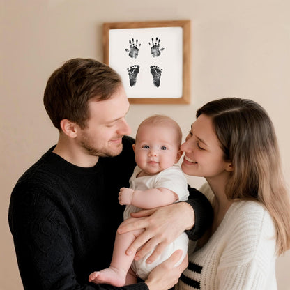 4-Pack Baby Inkless Hand and Footprint Kit Paw Nose Print Kit for Dogs Cats Pets Clean Touch Ink Pad for Baby Pets Newborn Keepsake Mess-Free Ink Pad