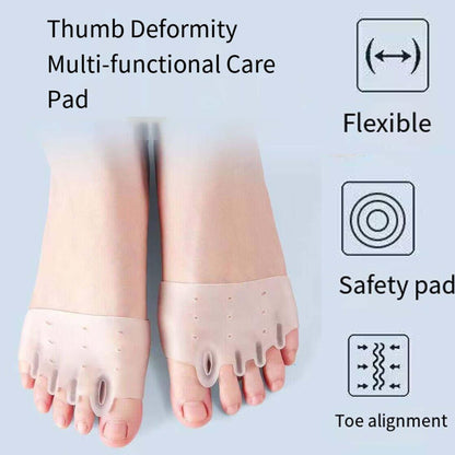 Briza Toe Sleeves, Briza Cove Toe Sleeve for Men and Women, Breathable and Does Not Rub Feet, Soft and Comfortable, Suitable for Daily Wear (White*2)