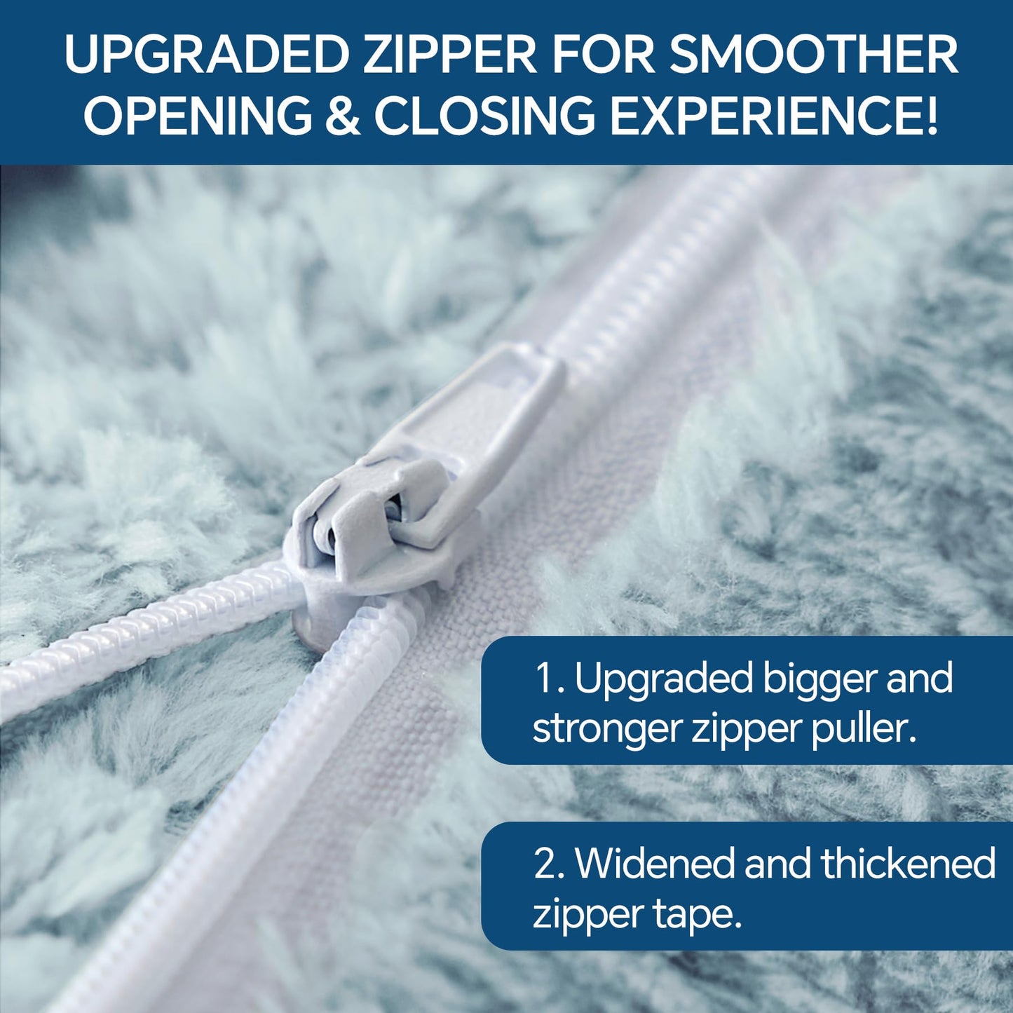 BEDELITE Travel Blanket and Pillow Set 2-in-1, Ultra-Soft Jacquard Fleece Blanket with Bag, Airplane Blanket with Luggage Sleeve & Backpack Clip Travel Essentials, Blue