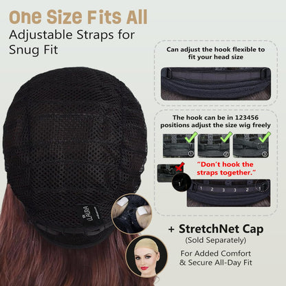 ALLAURA Compatible with John Wick Wig – Black Hitman Wig for Men, Tieable into Ponytail – Assassin, Keanu, Vincent Vega, Farquaad, Vampire Cosplay – 90s Action Movie Halloween Costume Hairpiece