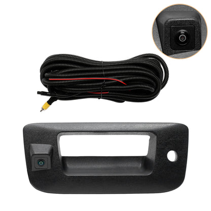 Back Up Camera, w/Tailgate Handle, Compatible with 2007-2014 Chevy Silverado GMC Sierra 1500 2500 3500, w/Keyhole, 170° Viewing Angle, Rear View Camera, Reverse Camera, Backup Camera Kit, Waterproof