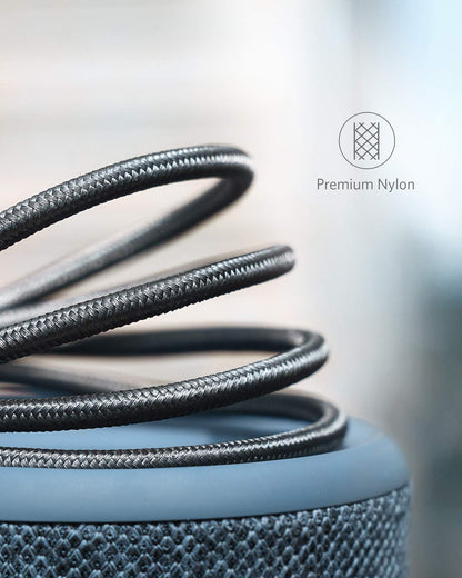 Anker USB Type C Cable, [2-Pack, 6 ft] Premium Nylon USB-A to USB-C Fast Charging Type C Cable, for Galaxy S10 / Note 8, LG V20 and Other USB C Charger