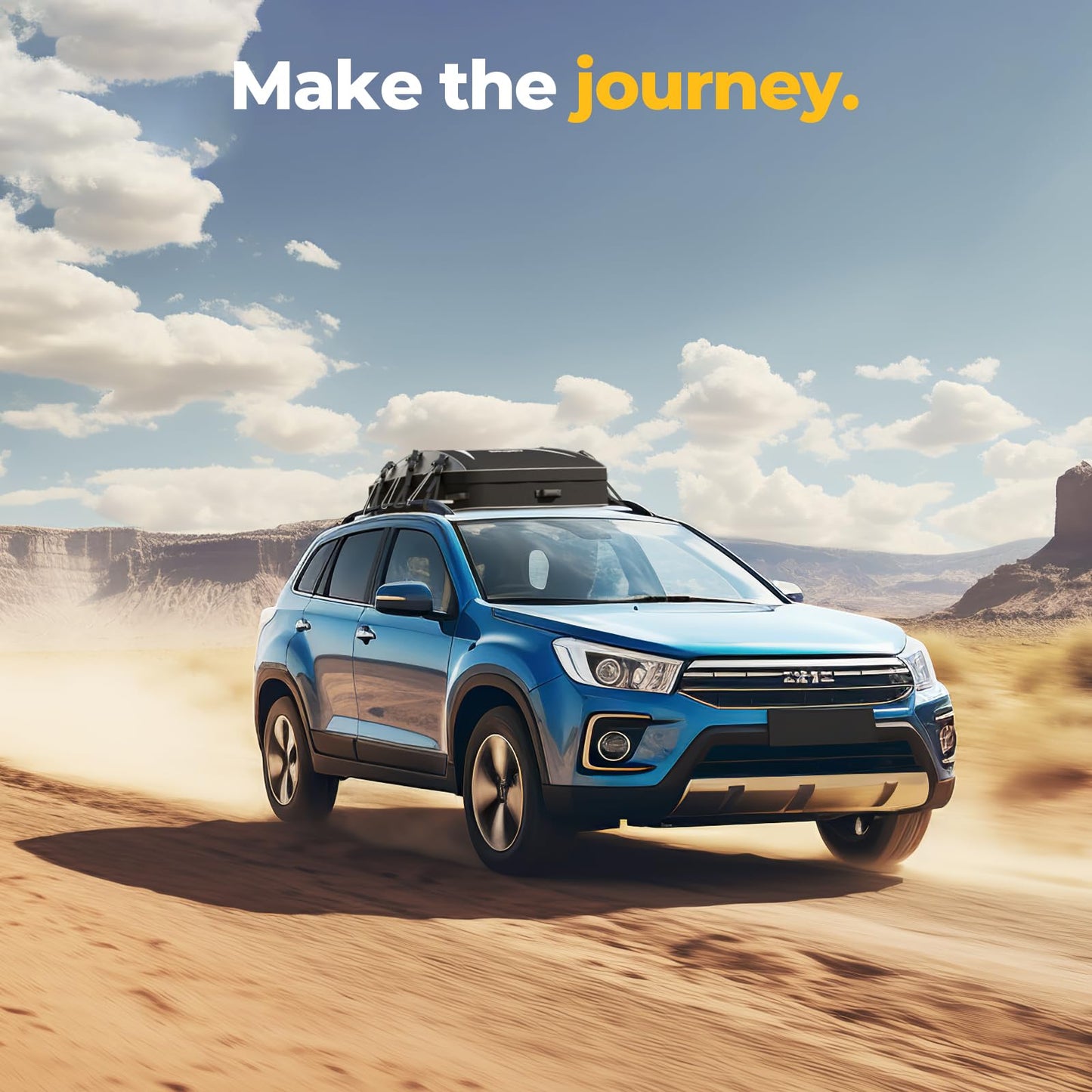 BougeRV Soft Rooftop Cargo Carrier Bag Water-Resistant Roof Bag Aero Car Top Carrier for Vehicle with Racks 900D PVC, Includes 6 Reinforced Straps, Storage Bag, Luggage Lock (39'' x 35" x 13'')