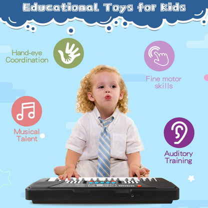37 Key Upgrade Piano Keyboard for Kids Musical Toys Ages 3-5 Beginners Keyboard Piano with Microphone for 3 4 5 6 Year Old Boys Girls Gifts