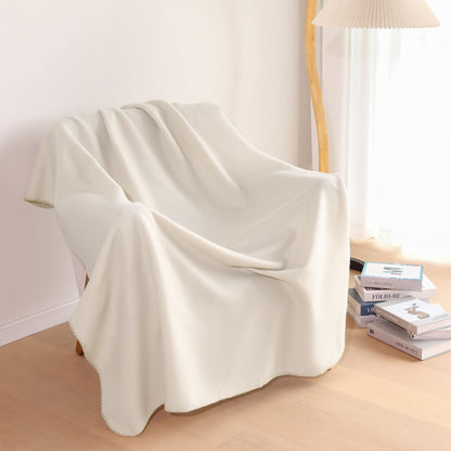 CAI TENG Fleece Throw Blankets 6 Pack Bulk Lightweight Warm Soft 50 x 60 in Kids Blanket Picnic Cozy Fleece Fabric Microfiber Small Blanket for Bed Sofa Office Travel Beige