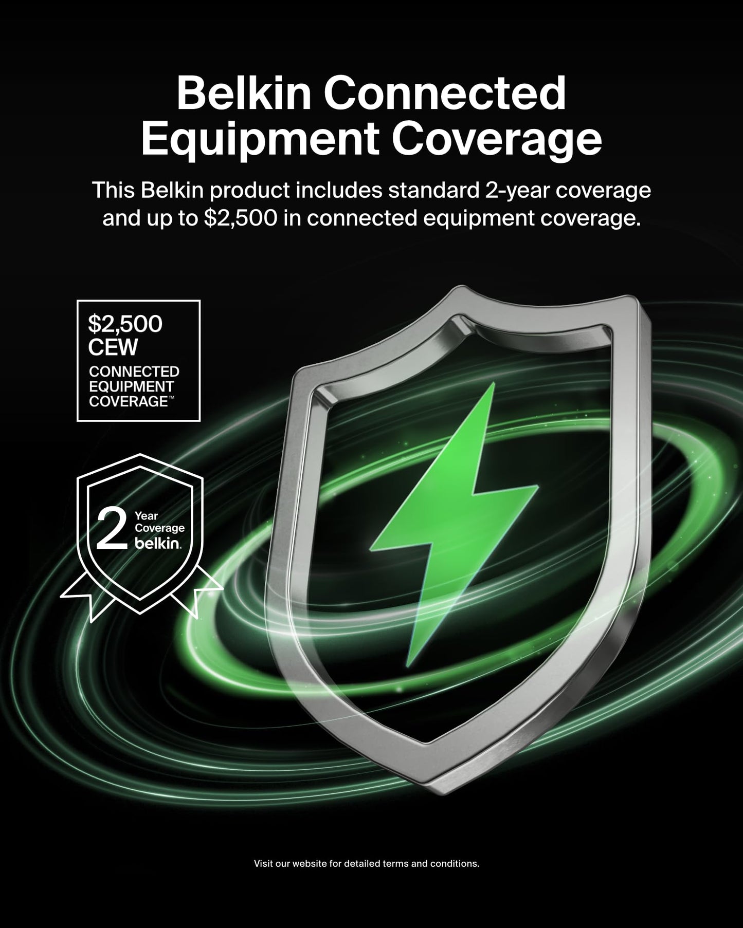 Belkin Portable Charger, Power Bank 10000 mAh, 23W w/Integrated Lightning Cable & USB-C Cable - iPhone Charger Battery Pack for Apple iPhone 16, 15, 14, Galaxy S25, Pixel 9, Travel Essentials - Black