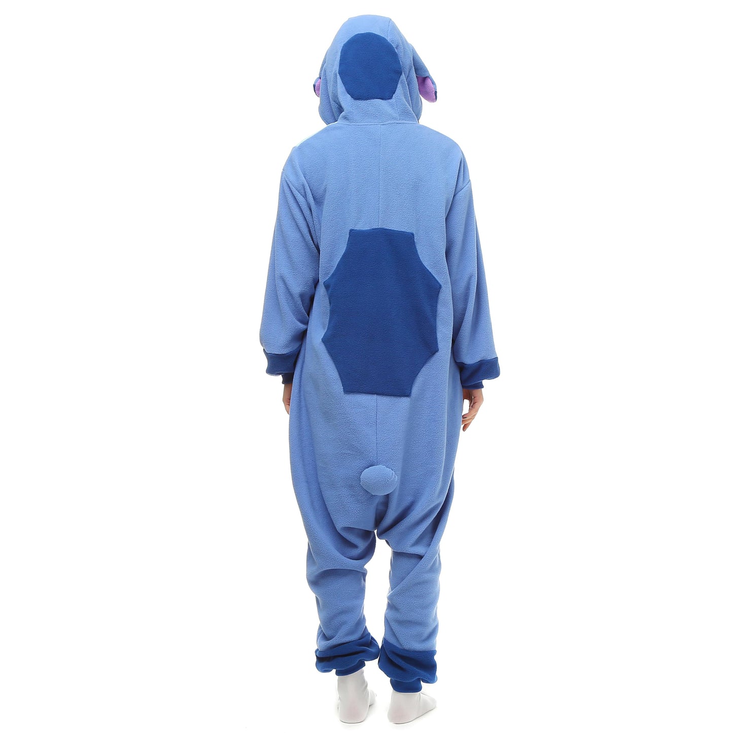 Wishliker Adult Onesie Animal Pajamas Halloween Cosplay Costumes Party Wear Blue XL
