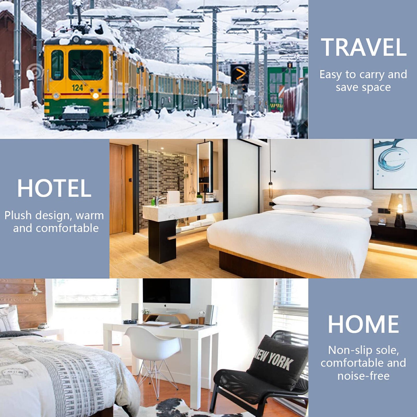 Boccsty Drink Up Witches Spa Slippers Halloween House Slippers Memory Foam Slippers Indoor Outdoor Non-Slip Home Shoes L for Men Woman