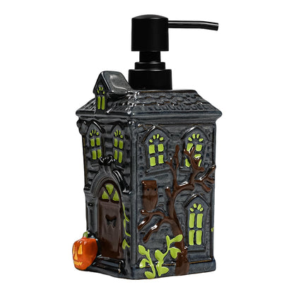 Amaauto Ceramic Soap Dispenser, Refillable 19OZ Liquid Soap with Pump, Ideal for Kitchen Bathroom Home Deco