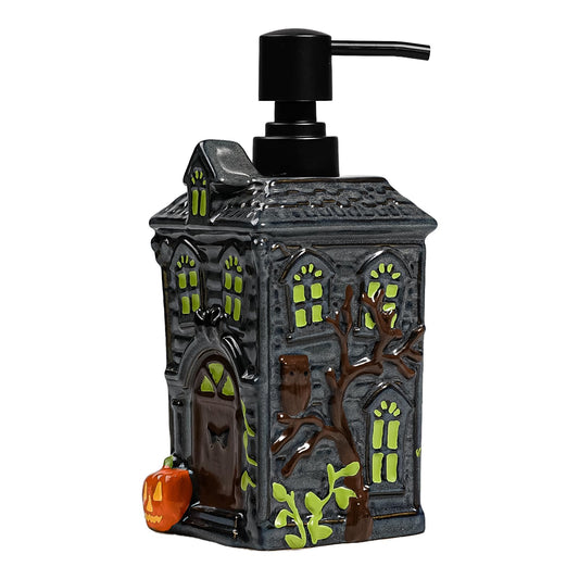 Amaauto Ceramic Soap Dispenser, Refillable 19OZ Liquid Soap with Pump, Ideal for Kitchen Bathroom Home Deco