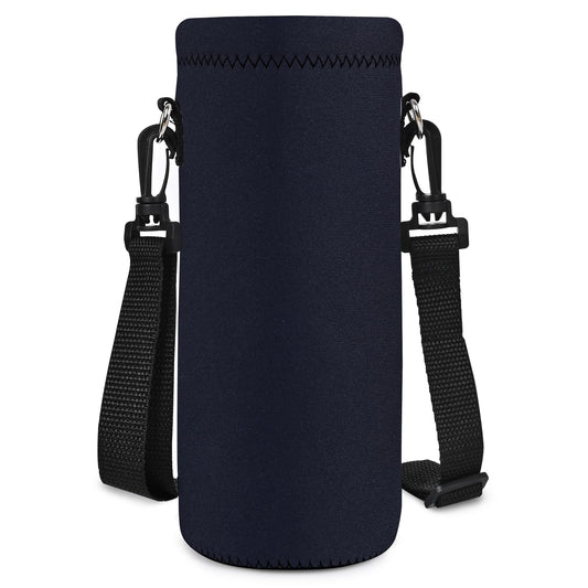 AUPET Water Bottle Carrier,Insulated Neoprene Water bottle Holder Bag Case Pouch Cover 1000ML or 750ML,Adjustable Shoulder Strap, Great for Stainless Steel and Plastic Bottles