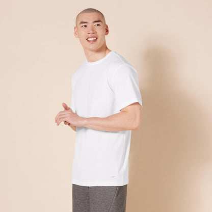 Amazon Essentials T-Shirts For Men, Active Performance Tech, Available in Big & Tall, Pack of 2, Black/White, 3X-Large Big