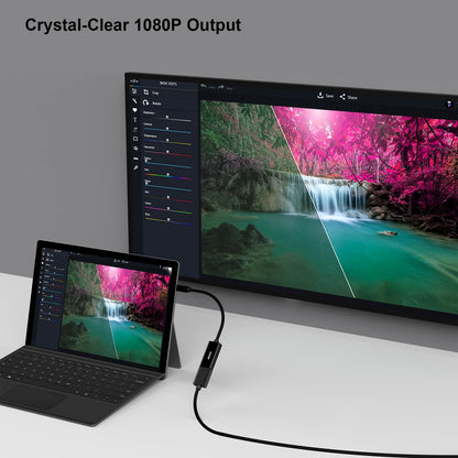 BENFEI Mini DisplayPort to HDMI Adapter 2 Pack, Mini DP(Thunderbolt) to HDMI Converter Gold-Plated Cord Compatible for MacBook Pro, MacBook Air, Mac Mini, Microsoft Surface Pro 3/4, etc