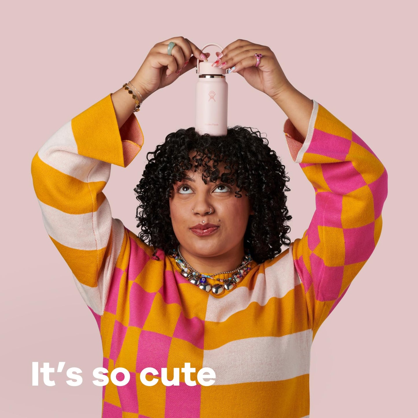 Hydro Flask Micro Bottle - Insulated Mini Leak Proof Flask for Purse or Pocket in 6.7 Oz Trillium Pink