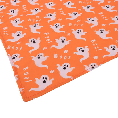 ADOGGYGO 4 Pack Halloween Dog Bandana, Pumpkin Ghost Dog Scarf Bib, Pet Halloween Bandanas Costume Accessories for Medium Large Dogs (Large)