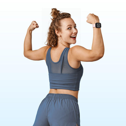 Amazfit Bip 5 Smart Watch 46mm, GPS, Amazon Alexa Built-in, Bluetooth Calling, 10-Day Battery, Heart-Rate & VO2 Max, Sleep Health Monitoring, AI Fitness Tracker App, for Android & iPhone, Pastel Pink