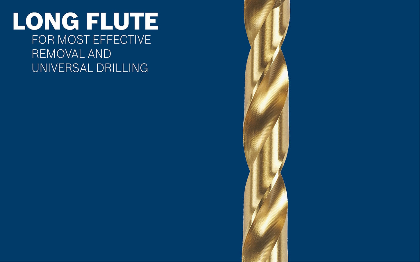 BOSCH TI5IM 5-Piece Assorted Set Titanium Nitride Coated Metal Drill Bits with Included Case Impact Tough with Impact-Rated Hex Shank Ideal for Heavy-Gauge Carbon Steels, Light Gauge Metal, Hardwood