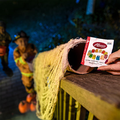 Albanese World's Best, Halloween 12 Flavor Gummi Bear Cubs®, 50-0.5oz Trick or Treat Bags of Halloween Candy