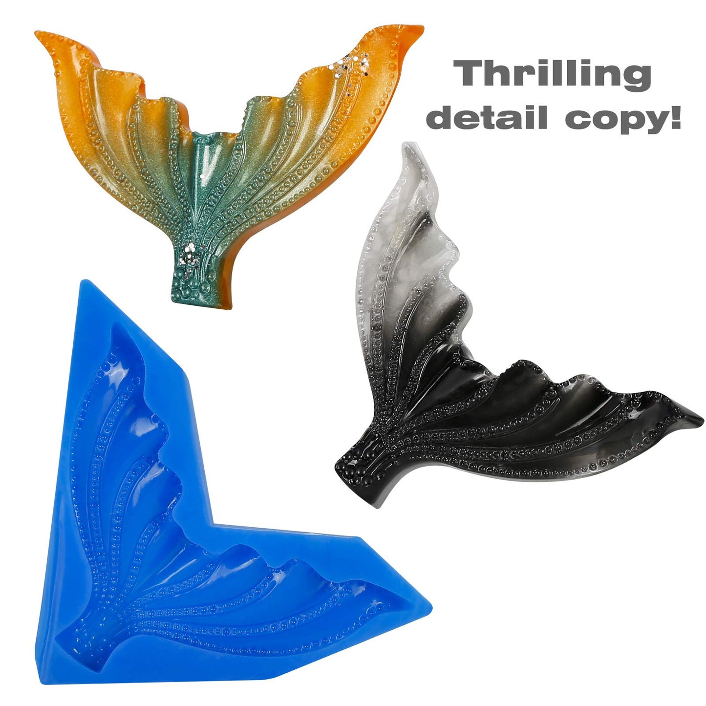 BBDINO Silicone Mold Making Kit, Liquid Silicone for Molds Making 30A Sapphire Blue, High Strength Silicon Rubber 4.4 lbs, 1:1 by Volume Ideal for Mold Casting of Resin/Jewelry/Candle/Concrete/Plaster